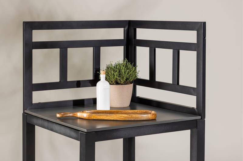 Alicante garden kitchen corner table black/fiber concrete - Svart - Products - Utemöbler & utemiljö - Grill & utekök - Utekök - Kompletta utekök