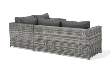 Avola Loungegrupp Utomhus 212 cm - Grå - Products - Utemöbler & utemiljö - Loungemöbler - Loungeset & loungegrupp