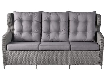California utemöbelgrupp med recliner soffa, fåtöljer och bord - Grå konstrotting - Grå - Products - Utemöbler & utemiljö - Loungemöbler - Loungeset & loungegrupp
