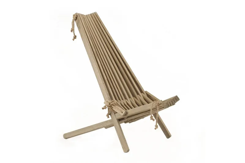 Ecochair EcoFurn Ask Grå Oljad - Ask Grå Oljad - Products - Utemöbler & utemiljö - Loungemöbler - Loungestol utomhus