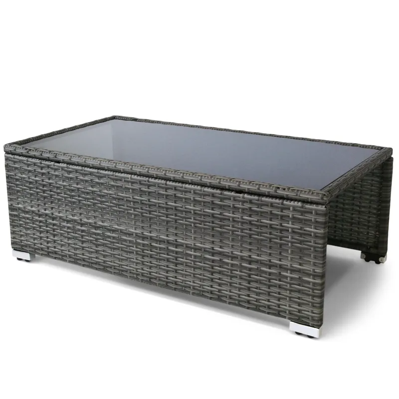 Exklusiv loungegrupp | Inbyggd förvaring | Grå konstrotting | Djursvik - Products - Utemöbler & utemiljö - Loungemöbler - Loungeset & loungegrupp