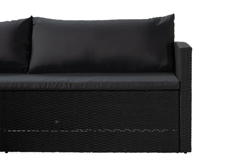 James Light Soffgrupp Utomhus  5-sits - Svart - Products - Utemöbler & utemiljö - Loungemöbler - Loungeset & loungegrupp