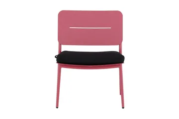 Lina Loungestol Utomhus med Dyna - Rosa - Products - Utemöbler & utemiljö - Loungemöbler - Loungestol utomhus