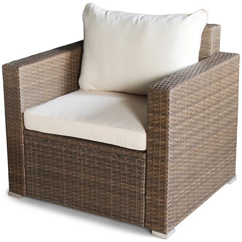 Loungegrupp utemöbler | Brun konstrotting | Huvudskär - Products - Utemöbler & utemiljö - Loungemöbler - Loungeset & loungegrupp