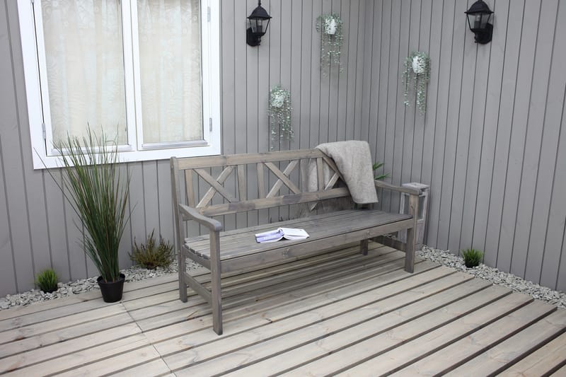 Olivo 3-sits Utesoffa - Grå - Products - Utemöbler & utemiljö - Loungemöbler - Loungesoffor