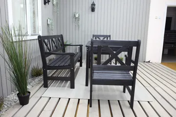 Olivo 3-sits Utesoffa - Kaffesvart - Products - Utemöbler & utemiljö - Loungemöbler - Loungesoffor