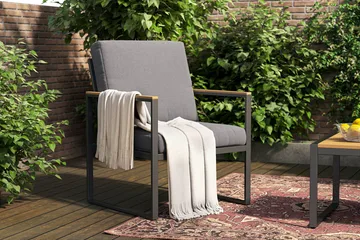 Serena Soffgrupp Utomhus  4-sits - Antracit - Products - Utemöbler & utemiljö - Loungemöbler - Loungeset & loungegrupp