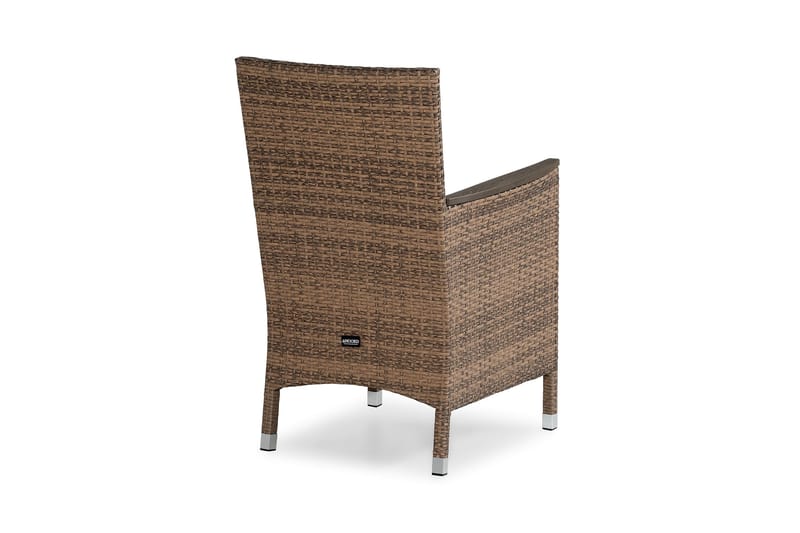 Thor Lyx Utefåtölj med Armledare - Loungefåtölj för Utemöbler i Konstrotting - Brun - Products - Utemöbler & utemiljö - Loungemöbler - Loungestol utomhus