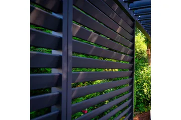 Paviljong vägg Mirador 93x235  cm Mör kgrå aluminium - Products - Utemöbler & utemiljö - Solskydd - Paviljong - Paviljongvägg