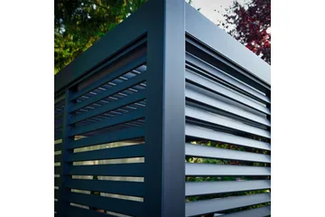 Paviljong vägg Mirador 93x235  cm Mör kgrå aluminium - Products - Utemöbler & utemiljö - Solskydd - Paviljong - Paviljongvägg