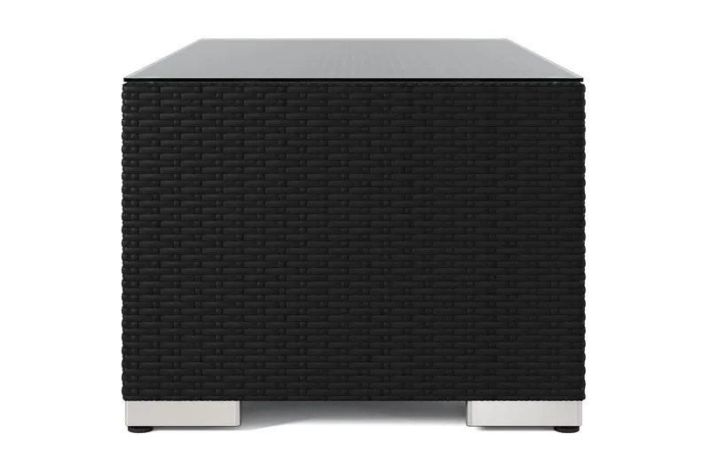 Bahamas Soffbord Utomhus 113x58 cm Konstrotting - Svart - Products - Utemöbler & utemiljö - Utebord & trädgårdsbord - Loungebord & soffbord utomhus