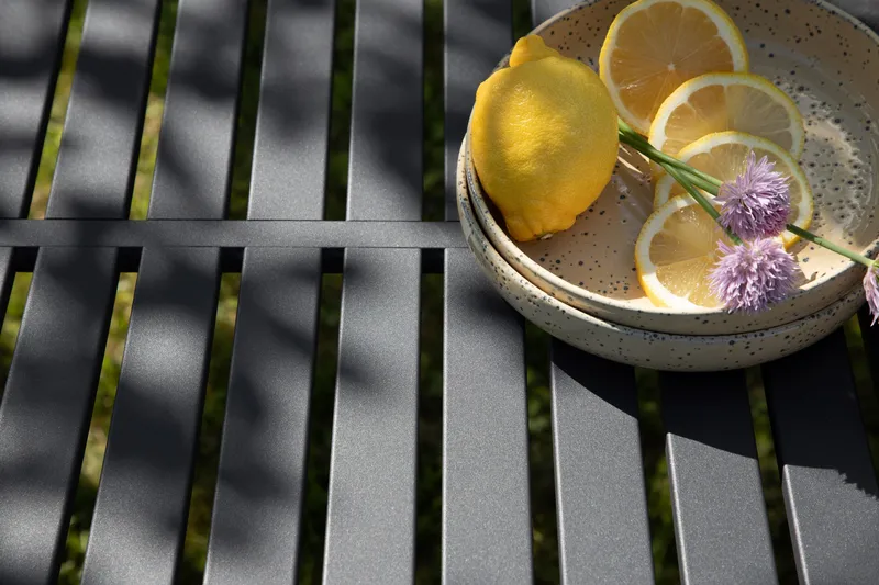 Borneo Matbord Utomhus 200 cm - Svart - Products - Utemöbler & utemiljö - Utebord & trädgårdsbord - Matbord utomhus