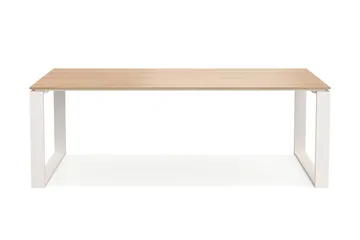 Devon Stort Rektangulärt Matbord utomhus 210x100 cm i aluminium, Beige