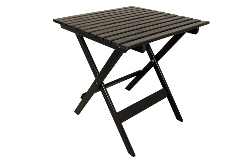 Edilma KlappUtebord 65 cm, Kaffesvart