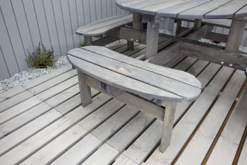 Frankfurt picknikbord - brun - grålaserad - Products - Utemöbler & utemiljö - Utebord & trädgårdsbord - Picknickbord