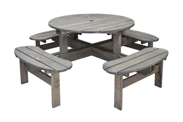 Frankfurt picknikbord - brun - grålaserad - Products - Utemöbler & utemiljö - Utebord & trädgårdsbord - Picknickbord