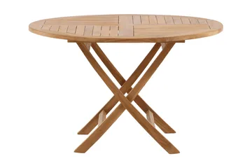 Kenya Matbord Utomhus Rund Ø120 cm - Beige - Products - Utemöbler & utemiljö - Utebord & trädgårdsbord - Matbord utomhus