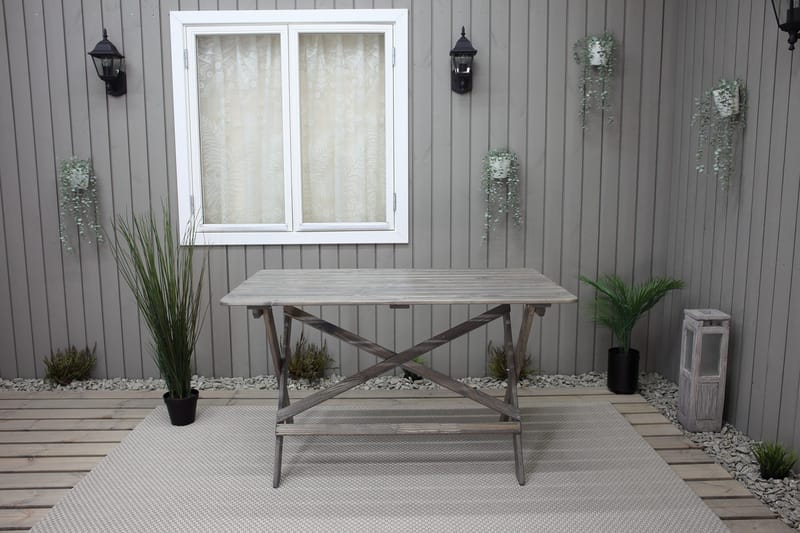 Larios Matbord Utomhus 126 cm - Grå - Products - Utemöbler & utemiljö - Utebord & trädgårdsbord - Matbord utomhus