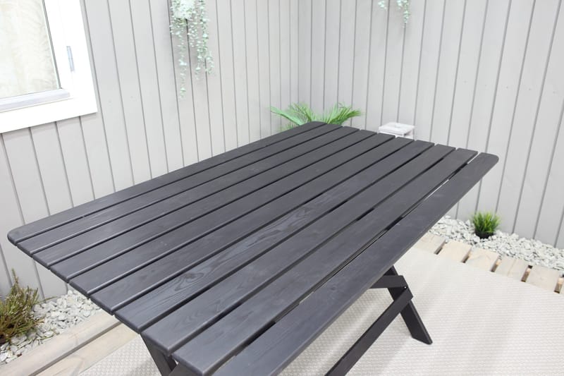 Larios Matbord Utomhus 126 cm - Svart - Products - Utemöbler & utemiljö - Utebord & trädgårdsbord - Matbord utomhus