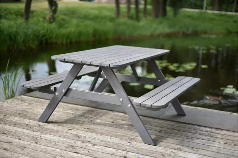 Nancie Picknickbord 158 cm - Grå - Products - Utemöbler & utemiljö - Utebord & trädgårdsbord - Picknickbord