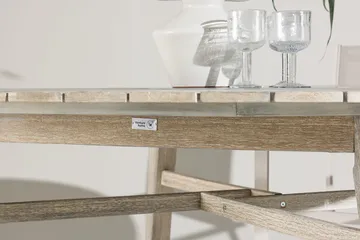 Runt Matbord Rives 150 cm Utomhus - Vitputsad - Products - Utemöbler & utemiljö - Utebord & trädgårdsbord - Matbord utomhus