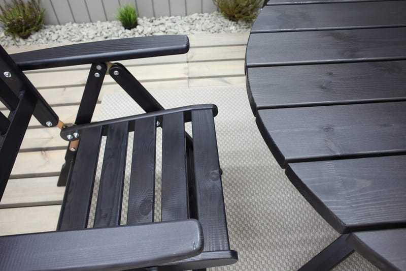 Scottsdale Matbord Utomhus Runt 112 cm - Kaffesvart - Products - Utemöbler & utemiljö - Utebord & trädgårdsbord - Matbord utomhus