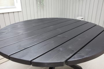 Scottsdale Matbord Utomhus Runt 112 cm - Kaffesvart - Products - Utemöbler & utemiljö - Utebord & trädgårdsbord - Matbord utomhus