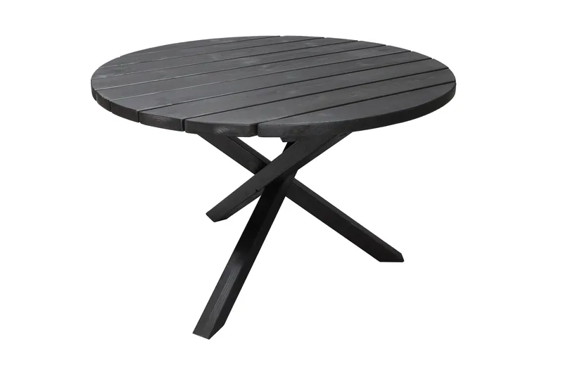 Scottsdale Matbord Utomhus Runt 112 cm - Kaffesvart - Products - Utemöbler & utemiljö - Utebord & trädgårdsbord - Matbord utomhus