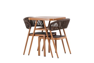 Amadora Balkonggrupp 2-sits - Brun - Products - Utemöbler & utemiljö - Utegrupp - Cafegrupp & cafeset