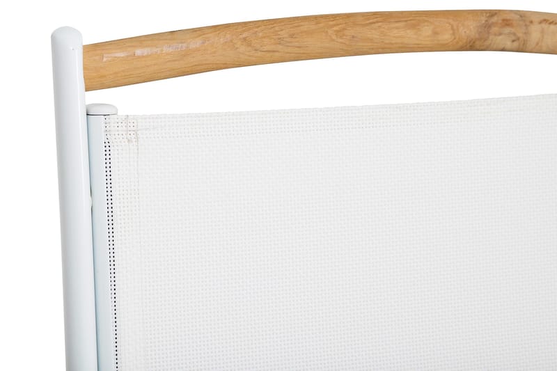 Las Vegas Matgrupp Utomhus 220-280x100+ 8 Las Vegas Lyx Stol m Dyna - Vit/Teak/Svart - Products - Utemöbler & utemiljö - Utegrupp - Matgrupp utomhus