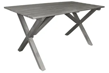 Scottsdale Matgrupp Utomhus 150 cm + 2 Solanum Utestolar - Grå - Products - Utemöbler & utemiljö - Utegrupp - Matgrupp utomhus