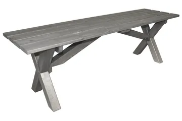 Scottsdale Matgrupp Utomhus 150 cm + 2 Solanum Utestolar - Grå - Products - Utemöbler & utemiljö - Utegrupp - Matgrupp utomhus