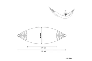 Hammock Rocca - Grå - Products - Utemöbler & utemiljö - Utesoffa - Hängmatta