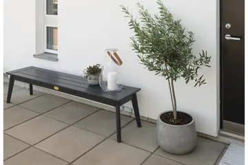 Hillerstorp Utestoltö Bänk Utomhus Svart - Svart - Products - Utemöbler & utemiljö - Utesoffa - Trädgårdsbänk & utebänk