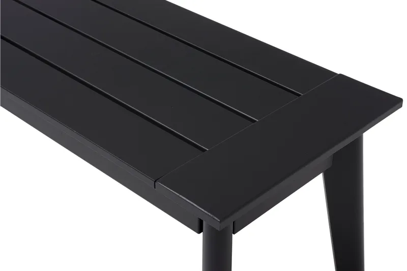 Hillerstorp Utestoltö Bänk Utomhus Svart - Svart - Products - Utemöbler & utemiljö - Utesoffa - Trädgårdsbänk & utebänk
