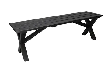 Lietinna Utebänk 140 cm - Svart - Products - Utemöbler & utemiljö - Utesoffa - Trädgårdsbänk & utebänk