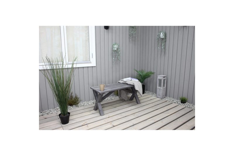 Utomhusbänk Scottsdale - Shabby Chic Grå, 100 cm - Products - Utemöbler & utemiljö - Utesoffa - Trädgårdsbänk & utebänk