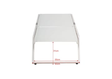 Monaco Solsäng med justerbar rygg i aluminium vit textil - Vit - Products - Utemöbler & utemiljö - Utestol & trädgårdsstol - Solsäng & solvagn