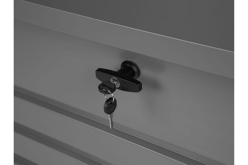 Dynlåda 132 x 62 cm grå CEBROSA - Grå - Products - Utemöbler & utemiljö - Utomhusförvaring - Dynförvaring - Dynbox & dynlåda