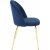 Giovani velvet stol - Bl/Messing