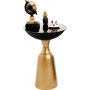 Kalk sidebord 56 cm - Guld/sort