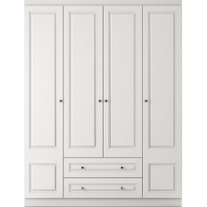 Inci garderobe 140 x 50 x 210 cm - Hvid