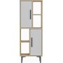 Leni skab - Safir/eg/hvid