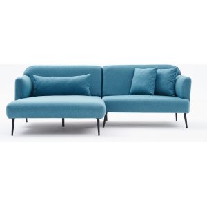 Revos divan sofa venstre - Turkis