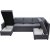 Dream sovesofa med opbevaring (U-sofa) venstre - Mørkegrå (stof)