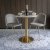 Bolzano Spisebord - Imiteret marmor/messing - 70 + Pletfjerner til mbler