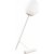 Golf bordlampe opal - Hvid