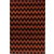 Kilim tæppe Fresno - Sort - Rust-140x200 cm