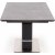 Martin spisebord 160-200 x 90 cm - Mrkegr/sort