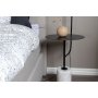 Malsta bordlampe - Hvid marmor/sort